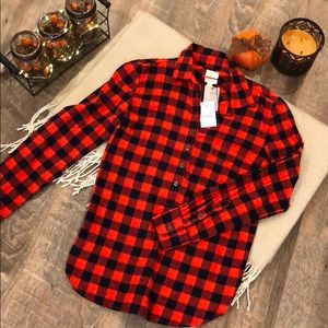 J. Crew flannel shirt